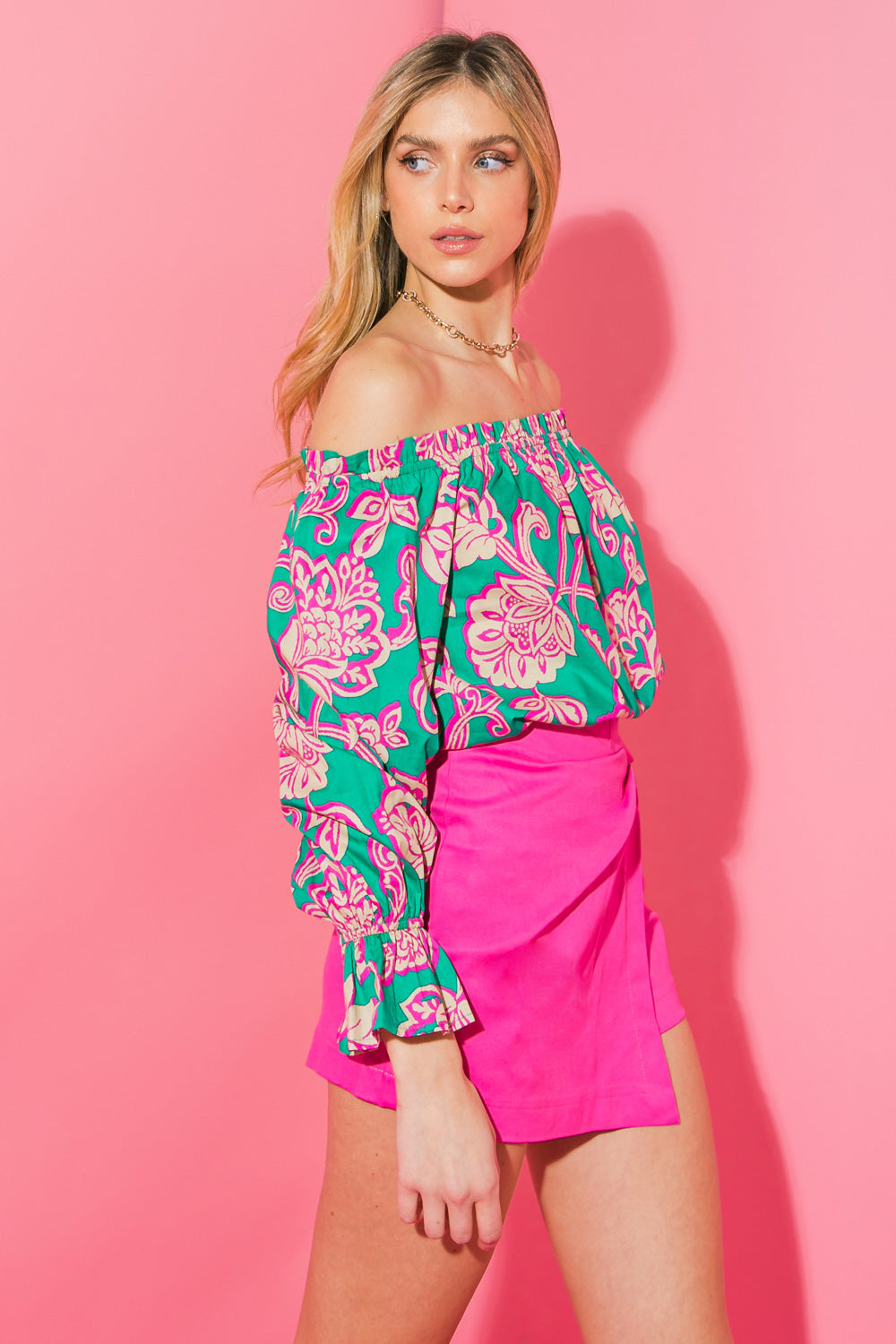 MEANT TO SHINE POPLIN TOP Flying Tomato